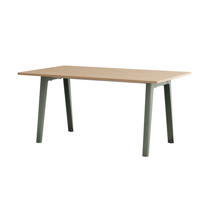 TipToe NEW MODERN - Eettafel 95 x 160 cm, eiken / eucalyptus grijs
