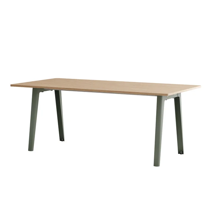 TipToe NEW MODERN - Eettafel 95 x 190 cm, eiken / eucalyptus grijs