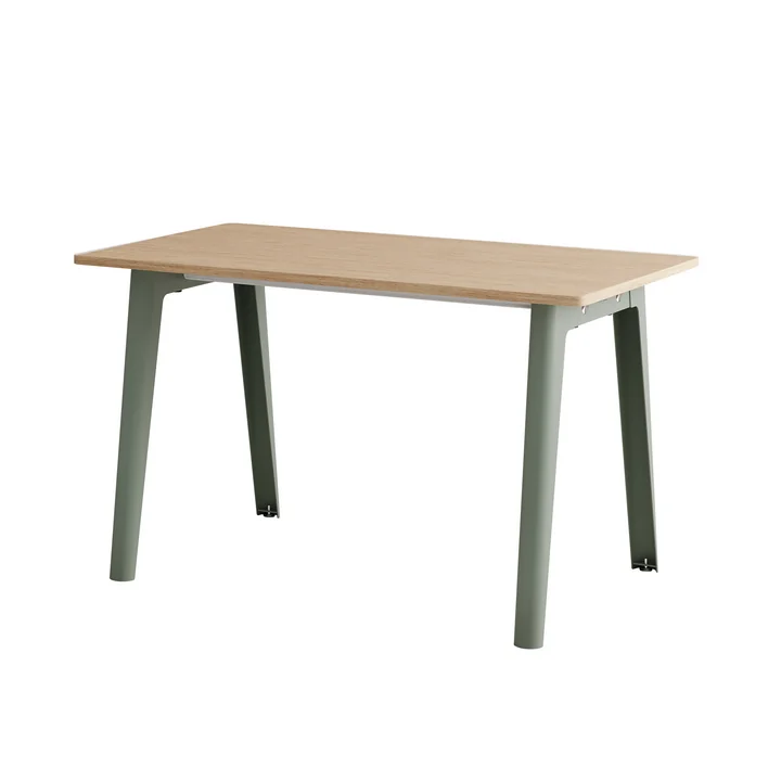 TipToe NEW MODERN - Bureau, 75 x 130 cm, berken / eucalyptus grijs