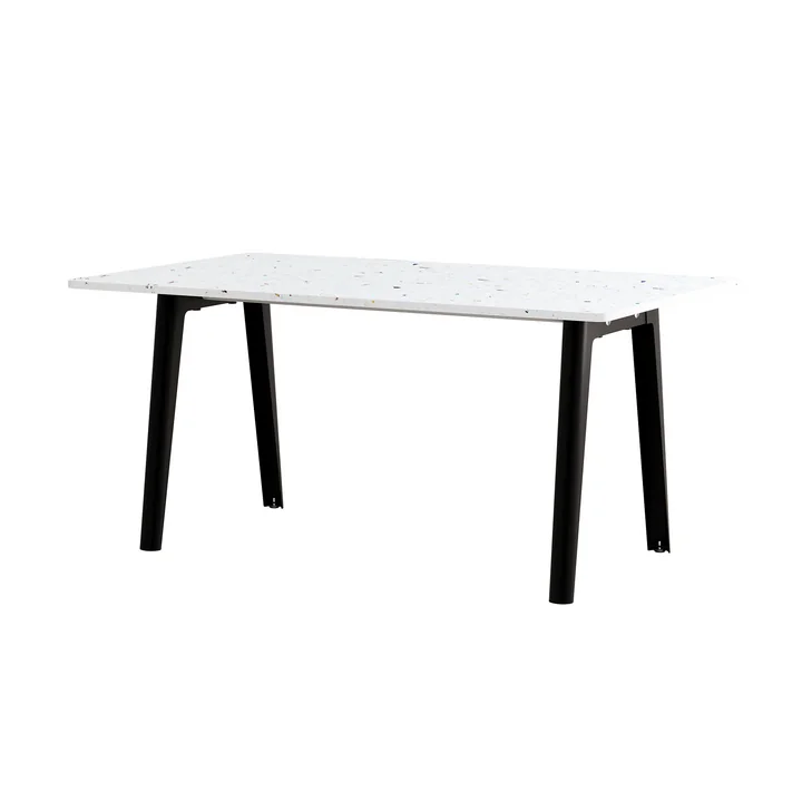 TipToe NEW MODERN Venezia - Eettafel 95 x 160 cm, grafiet zwart