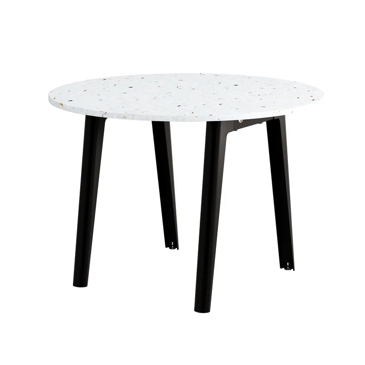 TipToe NEW MODERN Venezia - ronde eettafel Ø 108 cm, grafietzwart