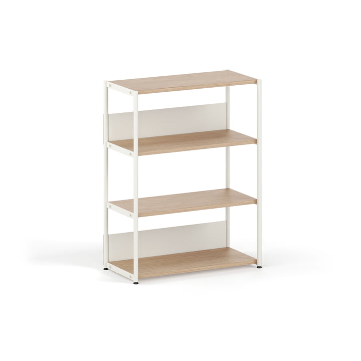 TipToe Unit - Reksysteem, H 110 x 84 cm, eiken / roomwit