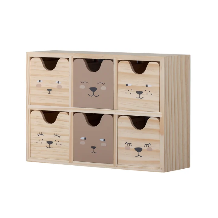 Bloomingville Calle Mini - Opbergdoos, bruin