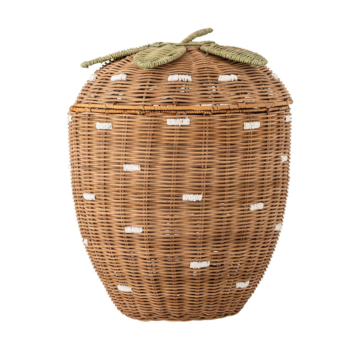 Bloomingville Mini - Pelino opbergmand, Ø 30 x 40 cm, rotan