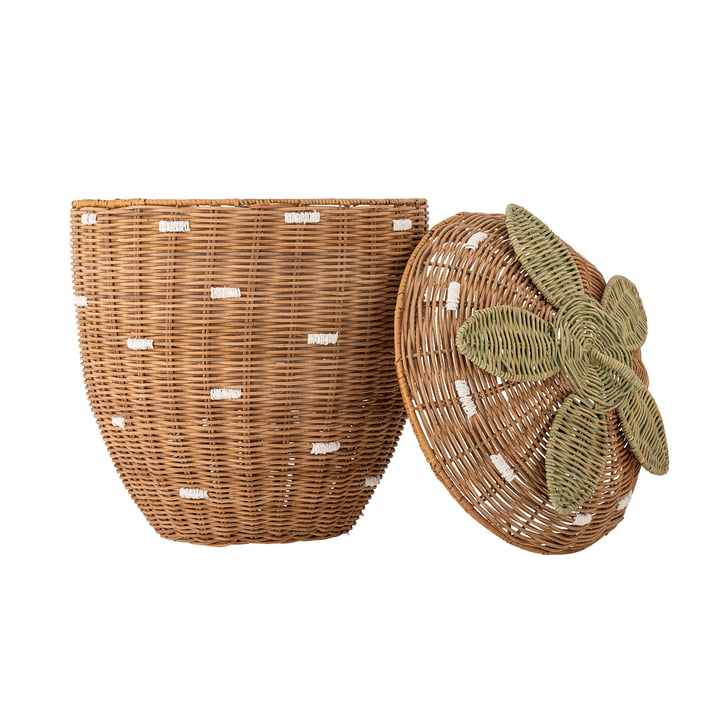 Bloomingville Mini - Pelino opbergmand, Ø 30 x 40 cm, rotan