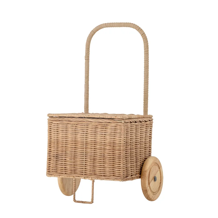 Bloomingville Penne Mini - Kinderwagen, L 29 x H 50 cm, rotan