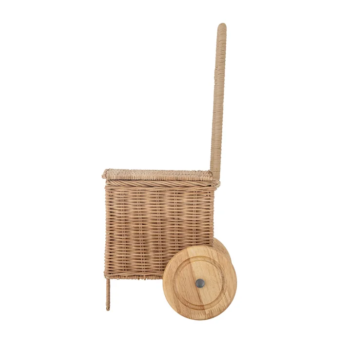 Bloomingville Penne Mini - Kinderwagen, L 29 x H 50 cm, rotan