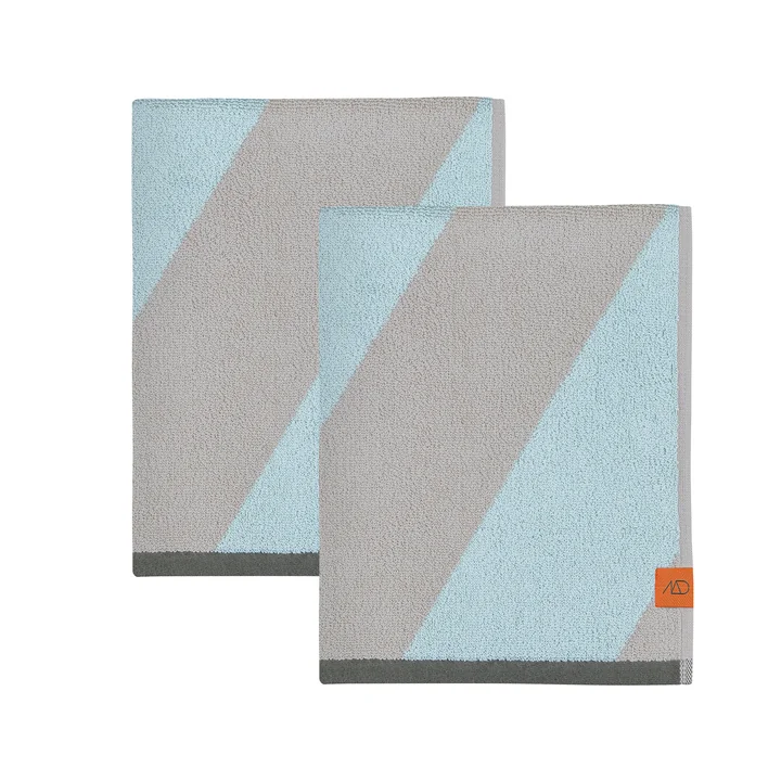 Mette Ditmer Diagonal - Gastendoek, 40 x 55 cm, mint (set van 2)