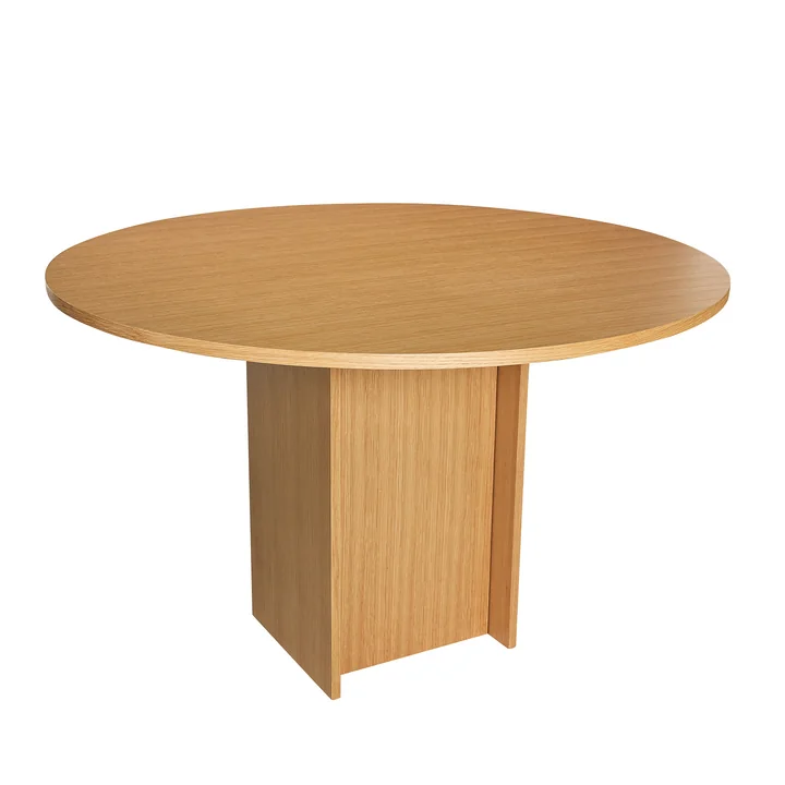 Hübsch Interior - Rechte eettafel, Ø 120 cm, eiken