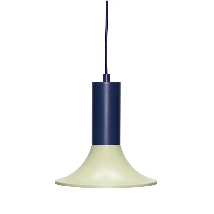 Hübsch Interior - Luminaire hanglamp, blauw / lichtgroen