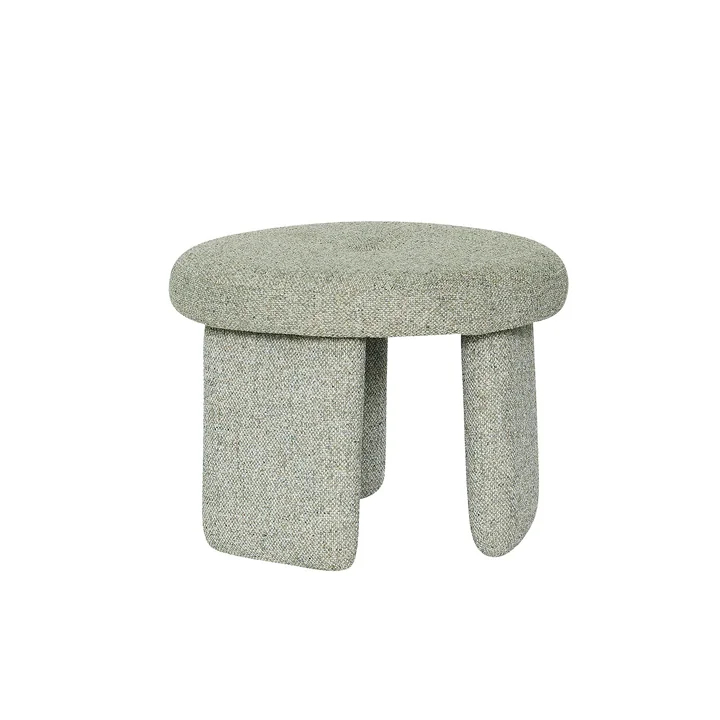 Hübsch Interior - Rocco poef, lichtgroen
