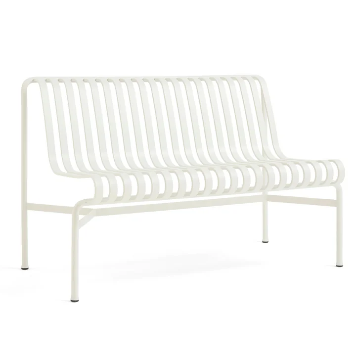 HAY - Palissade Dining Bench zonder armleuningen, crèmewit