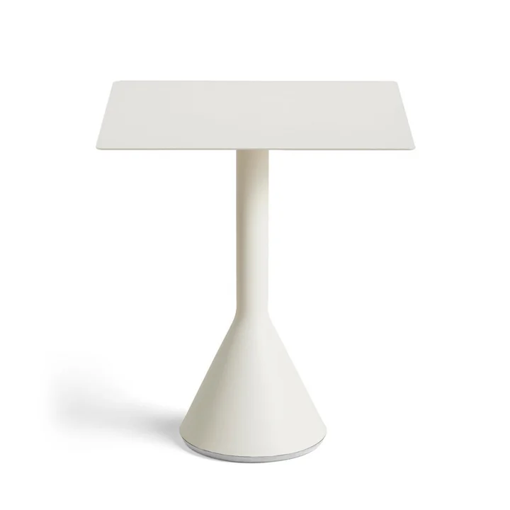 HAY - Palissade Cone Bistrotafel 65 x 65 cm, H 74 cm, crèmewit