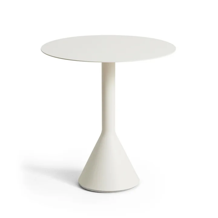 HAY - Palissade Cone Bistrotafel Ø 70 x H 74 cm, crèmewit