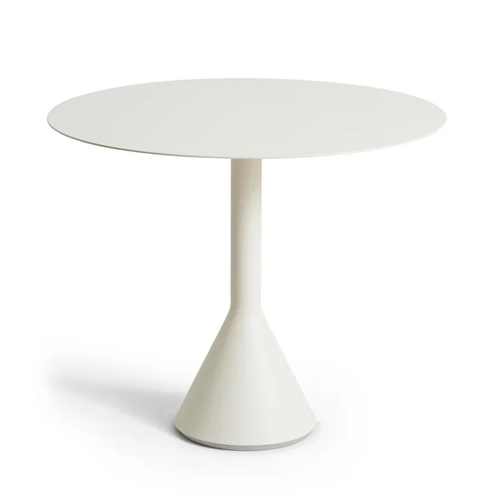 HAY Palissade Cone - Tafel Ø 90 x H 74 cm, roomwit