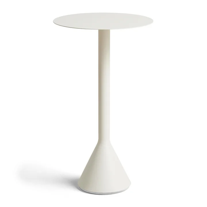 HAY - Palissade Cone Hoge tafel, Ø 60 x H 105 cm, crèmewit