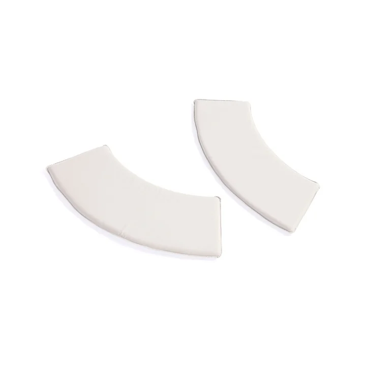 HAY Palissade Park Bench - Zitkussen, crème wit (set van 2)