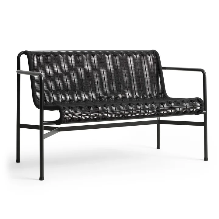 HAY Palissade Cord Dining Bench - Antraciet