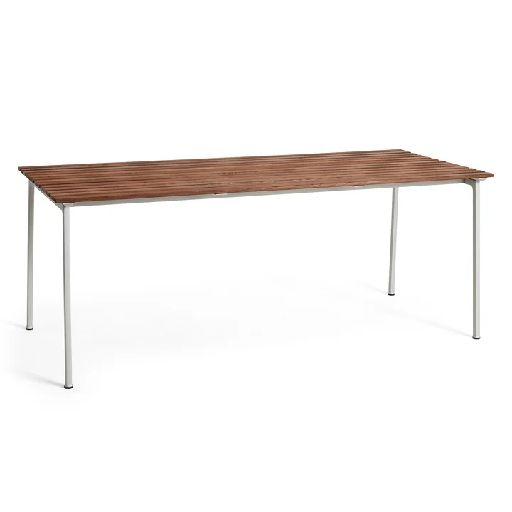 HAY - Traverse tafel, 190 x 83 cm, aluminium / geolied essenhout