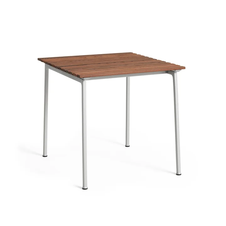 HAY - Traverse tafel, 75 x 83 cm, aluminium / geolied essenhout