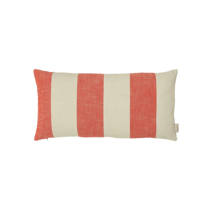 OYOY Kara - Kussenhoes, 30 x 60 cm, kersenrood
