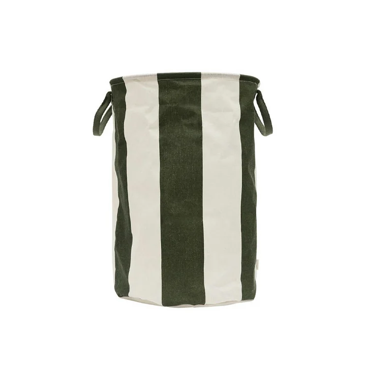 OYOY Kara - Wasmand, Ø 38 x H 54 cm, donkergroen