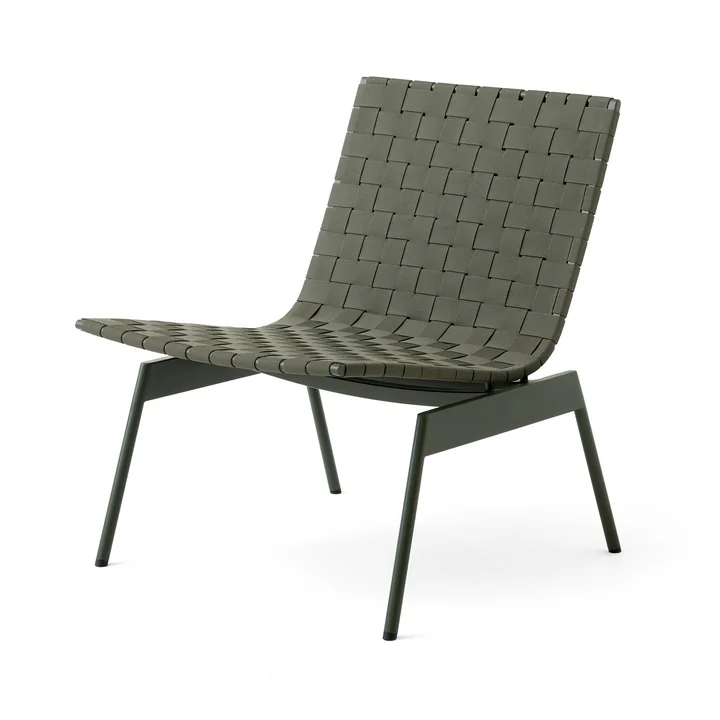 & Tradition Ville AV44 Outdoor Lounge Chair -, bronze green