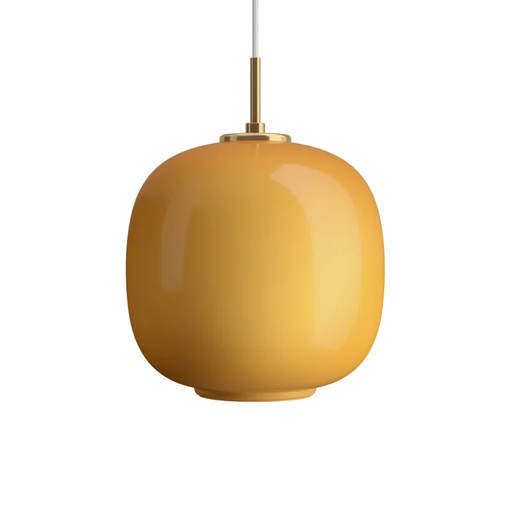 Louis Poulsen - VL45 Radiohus hanglamp, Ø 25 cm, messing / amber glans