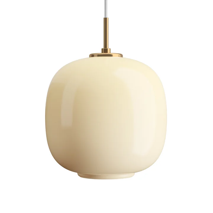 Louis Poulsen - VL45 Radiohus hanglamp, Ø 25 cm, messing / amber glans