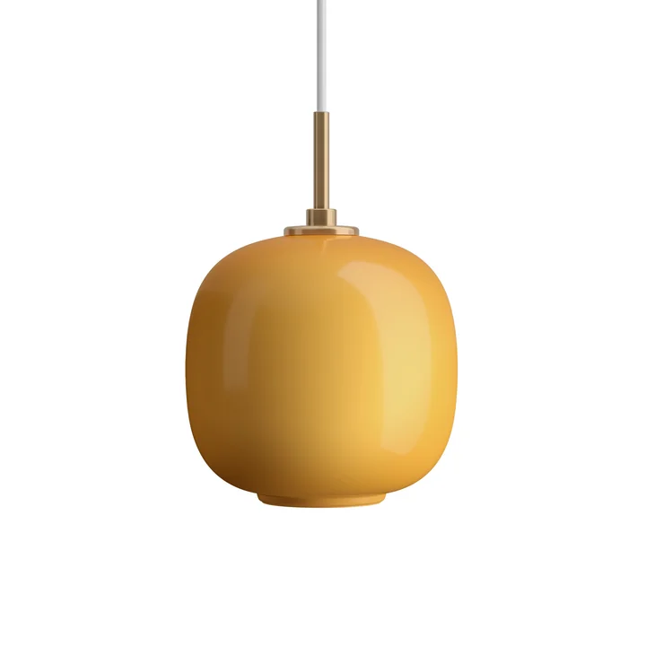 Louis Poulsen - VL45 Radiohus hanglamp, Ø 17,5 cm, messing / amber glans