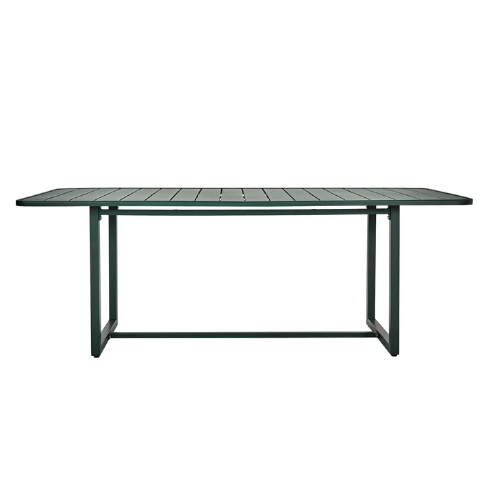 House Doctor Helo Outdoor - Tafel, 90 x 200 cm, groen
