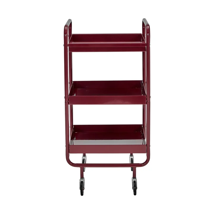 House Doctor - Rol serveerwagen, bordeaux