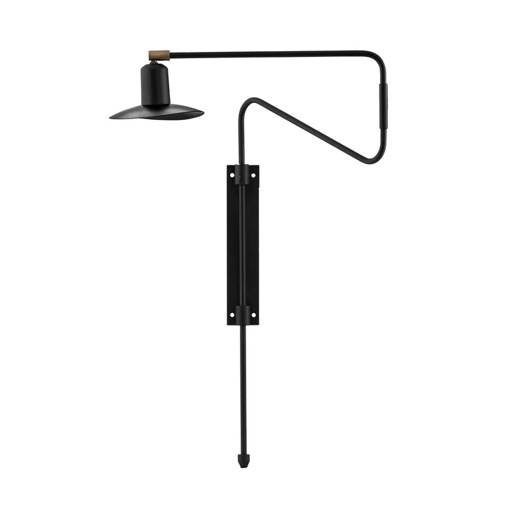 House Doctor - Swing wandlamp, zwart