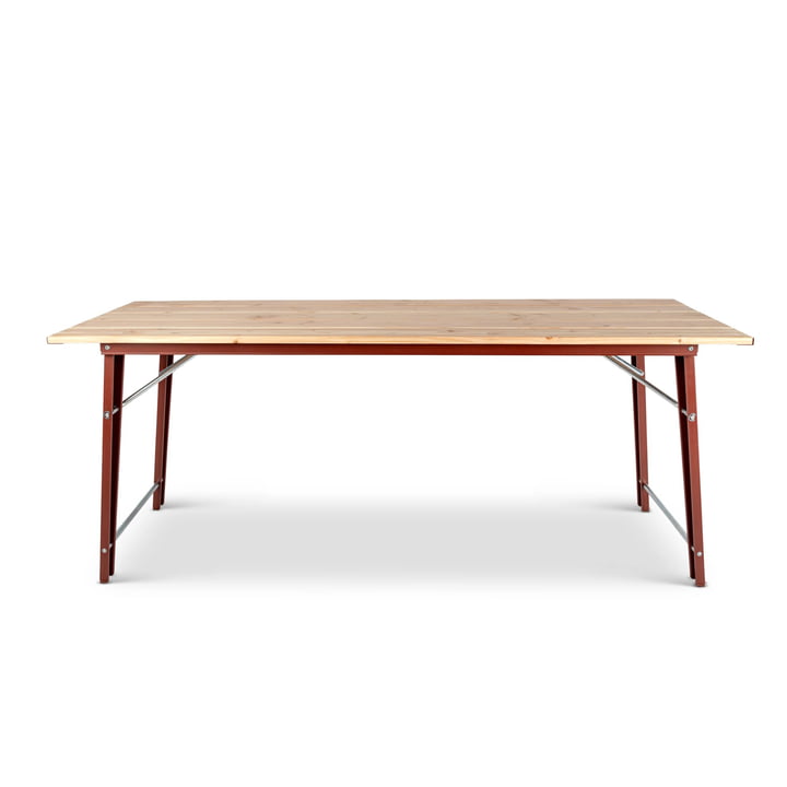 Weltevree - Salut Buitentafel 190 x 70 cm, oxide rood