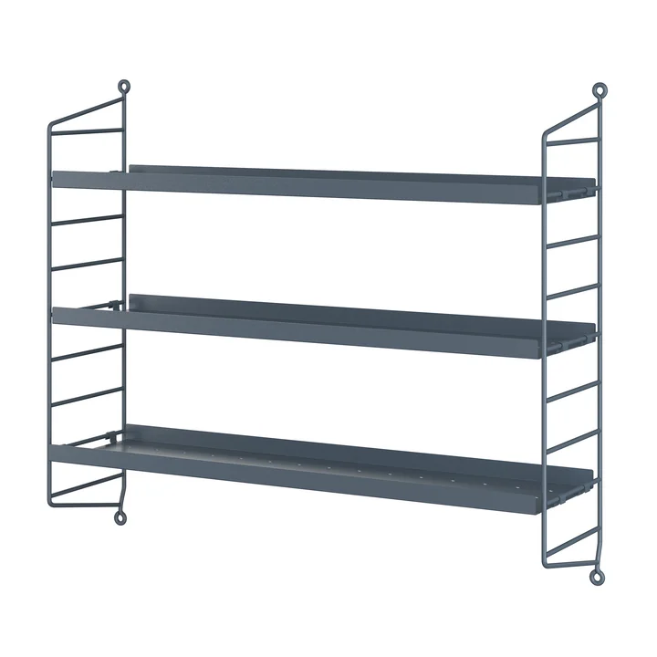 Pocket String - Metaal, grijs