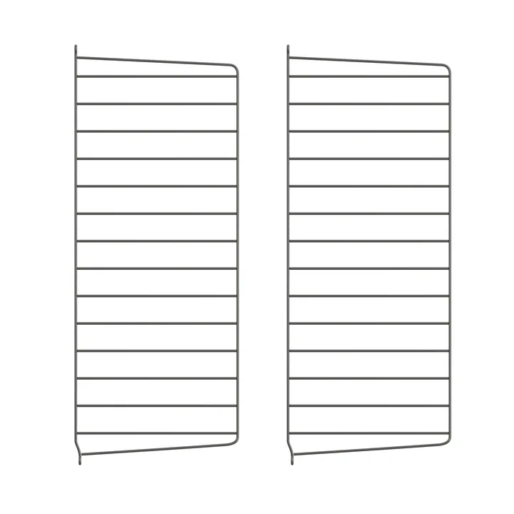 String - Muurladder voor String Plank 75 x 30 cm (set van 2), donkergrijs