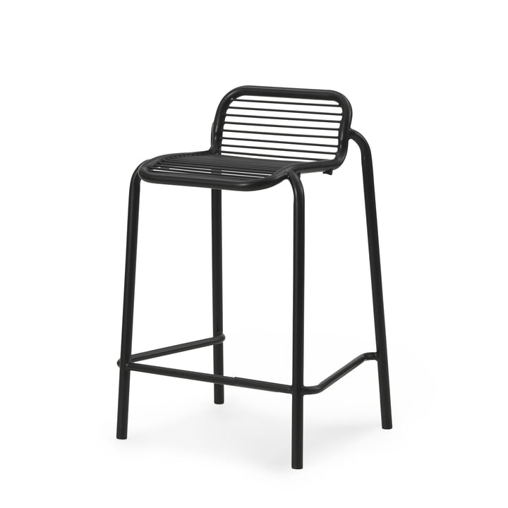 Normann Copenhagen - Vig barkruk, h 65 cm, zwart