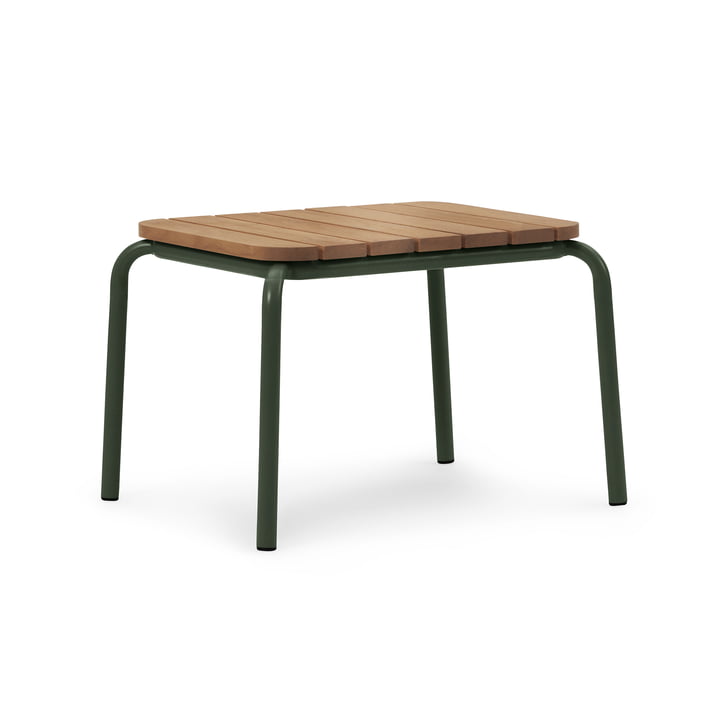 Normann Copenhagen Vig - Bijzettafel, 55 x 45 cm, donkergroen / robinia