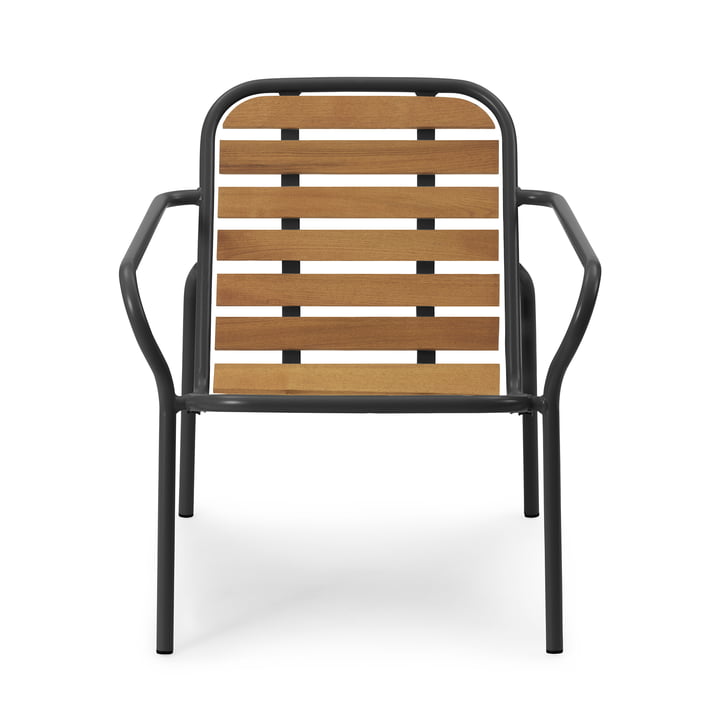 Normann Copenhagen Vig - Loungestoel, zwart / robinia