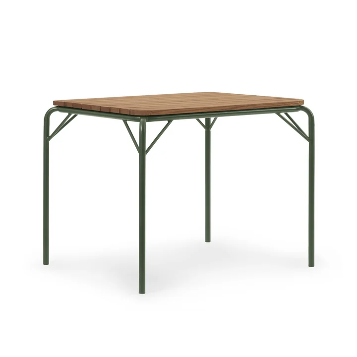 Normann Copenhagen - Vig tafel, 90 x 80 cm, donkergroen / robinia
