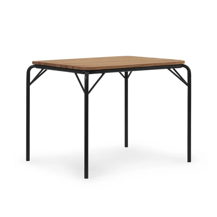 Normann Copenhagen - Vig tafel, 90 x 80 cm, zwart / robinia