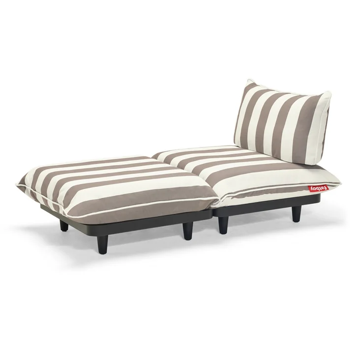 Fatboy Paletti Outdoor Daybed -, wit / cacao gestreept