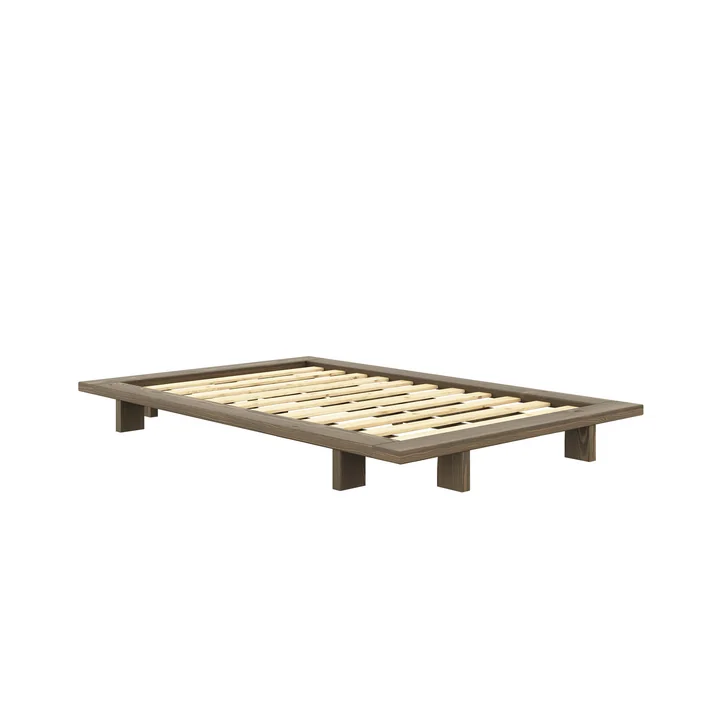 Karup Design - Bed Japan 120 x 200 cm, grenen johannesbroodbruin