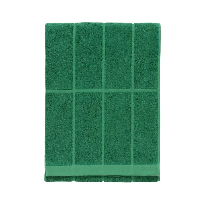 Tiiliskivi Badhanddoek 70 x 150 cm, groen (lente/zomer 2025) van Marimekko