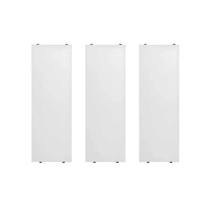 String - Legplank 58 x 20 cm (3-pak), wit gelakt