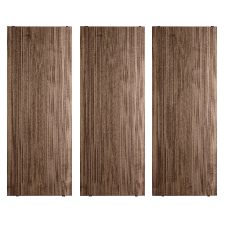 String - Legplank 78 x 30 cm (3-pak), walnoot