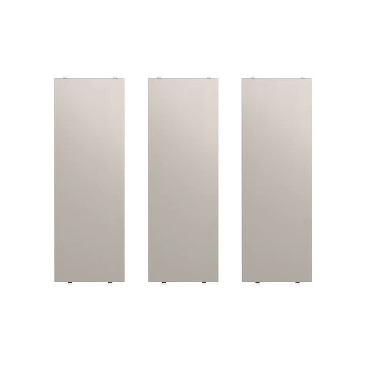 String - Legplank 58 x 20 cm (3-pak), beige