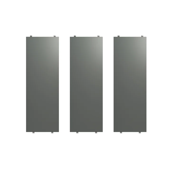 String - Legplank 58 x 20 cm (3-pak), donkergrijs