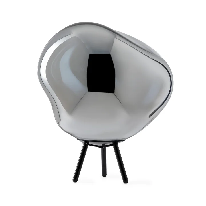 Tom Dixon - Melt LED vloerlamp / hanglamp met oplaadbare batterij, zwart / zilver