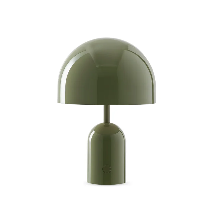 Tom Dixon - Bell LED tafellamp met oplaadbare batterij, mosgroen